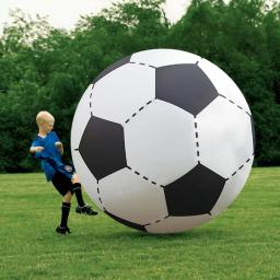 Bola de praia gigante inflável para crianças, futebol, futebol, jogos ao ar livre, bola, voleibol, piscina de PVC, acessórios, 150cm - Image 1