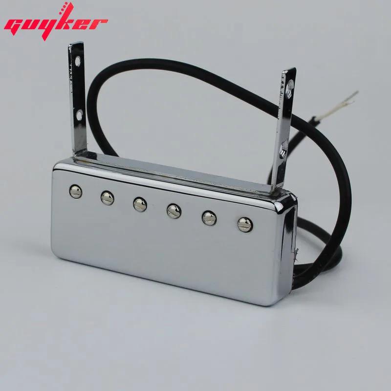 Single Coil pescoço captadores para guitarra elétrica, peças de reposição para flutuante Jazz Johnny Smith estilo, Chrome - Image 1