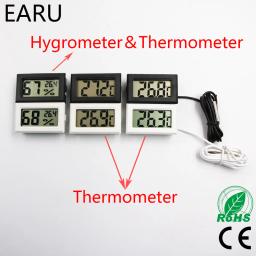 Temperatura do termômetro do animal de estimação do carro do lcd de digitas/instrumentos do sensor do medidor da umidade - Image 1