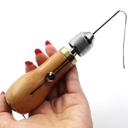Máquina de Costura De Mão DIY Ferramenta de Artesanato de Couro De Costura De Couro Fio Encerado para o Couro Costura Borda Cinto Tiras Ferramentas de Sapateiro - Image 5