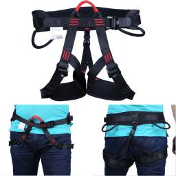 Arnês para escalada, montanhismo, espeleologia, resgate de fogo, rapel, escalada de árvores, escalar, meio corpo mais largo - Image 1