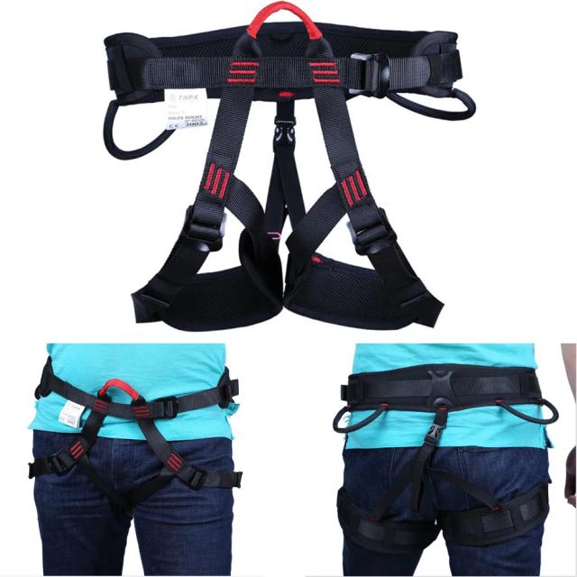 Arnês Versátil para Escalada, Montanhismo, Espeleologia e Resgate - Confortável e Ajustável para Aventuras Extremas