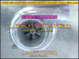RHG6 1 CICY 114400-3890 1144003890-14400-3890 Turbo Para SUMITOMO VA570019 SH200A3 SH200-3 L210 L240 CX210 escavadeira 6BG1 6BG1T - Image 2