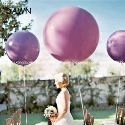 Balões claros gigantes do látex, bolas infláveis do ar do hélio, decoração do casamento, festa do feliz aniversario, 36 polegadas, 90cm, 1Pc - Image 3