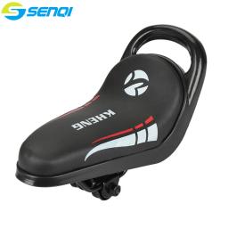 Sela de bicicleta dobrável para crianças, assento de couro, plástico, confortável, ciclismo peças para crianças - Image 1