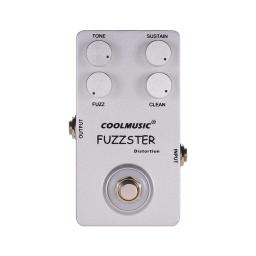 COOLMUSIC-Fuzzster Distortion Pedal para Guitarra Elétrica, Fuzz Bass Effect, Acessórios de Liga, C-FC1 - Image 6