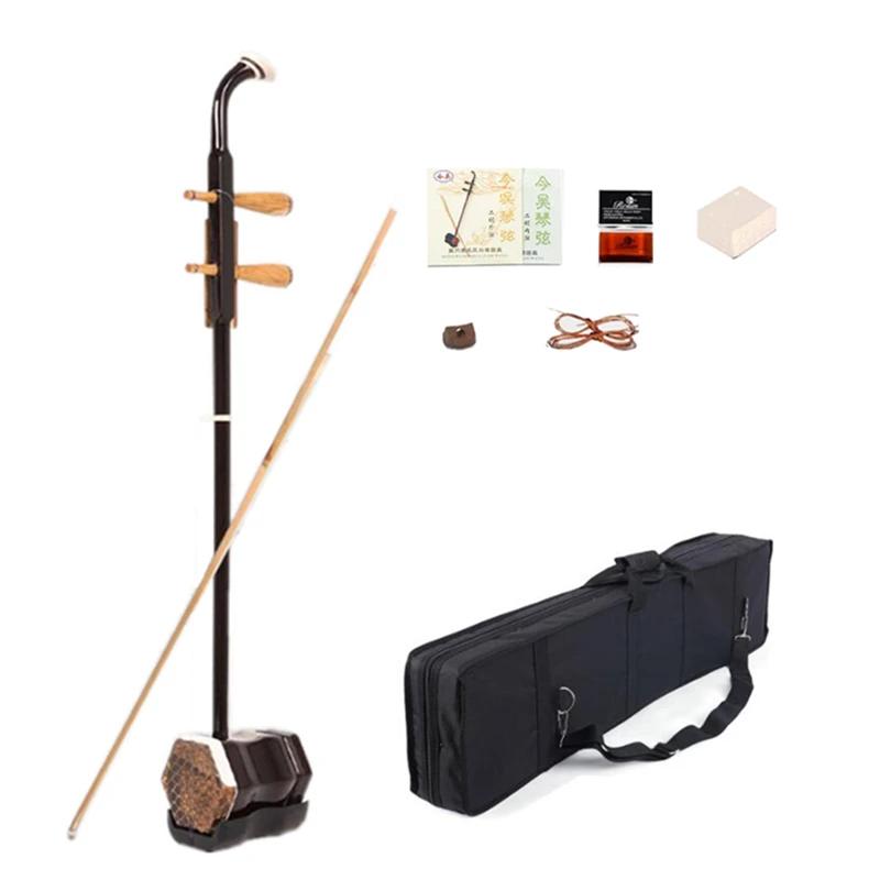 Instrumentos de violino de duas cordas, erhu 01a1, venda quente, instrumentos de violino, urheen e acessórios com breu, cordas de reposição, livro e estojo - Image 1