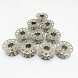 Bobina de metal de alta qualidade 10 peças, ferramenta de artesanato de costura, máquina de costura de aço inoxidável, carretel para brother 5bb5553 - Image 4