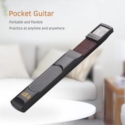 Acessórios para guitarra, instrumento musical portátil de bolso para treino - Image 1