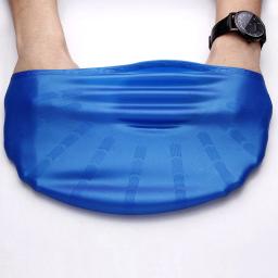 Touca de silicone para natação e proteção de orelhas, chapéu profissional à prova d'água para adultos e mulheres, para natação, mergulho - Image 4