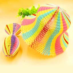Chapéus artesanais de papel vaso mágico, 100 peças, dobrável para decoração de festa, tampas de papel engraçadas, chapéus de sol viagem, colorido za3gamer - Image 1