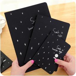 Bloco de papel preto para desenho e pintura, caderno do esboço, grafite, diário, escritório, papelaria escolar, presentes, 16K, 32K, 56K, 1Pc - Image 2