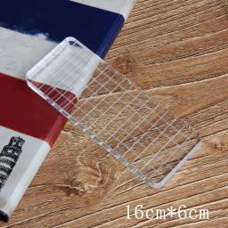 Bloco de carimbo acrílico claro transparente tijolo lidar com scrapbooking material cartão fazendo diário deco acessórios diy artesanato - Image 5
