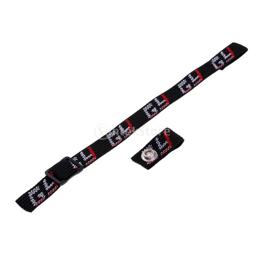Cinta de queixo para capacete de hóquei, substituição preta com correia de queixo para capacete de gelo com encaixe único, acessórios esportivos - Image 1