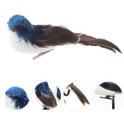 Falso artesanato aves espuma artificial penas mini pássaro, casamento mesa decoração, festa de aniversário, casamento, crianças, 1pc - Image 6