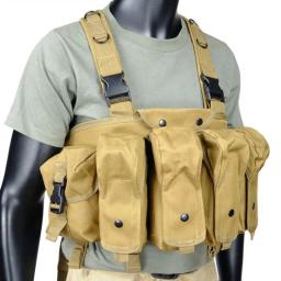 Outdoor Peito Rig, Porta-revistas, CS Wargame, Paintball, Caminhadas, Colete de caça, AK 47 - Image 5