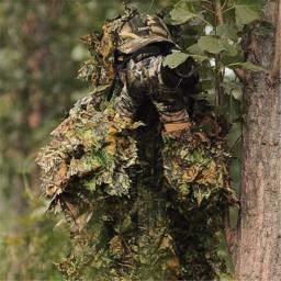 Roupa de paintball ghillie com camuflagem 3d, roupas de caça e atirador de folhas realtree para atividades ao ar livre - Image 5