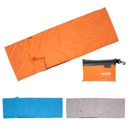 Tomshoo acampamento ao ar livre saco de dormir forro com fronha saco de dormir portátil ao ar livre leve viagem de negócios hotel - Image 3