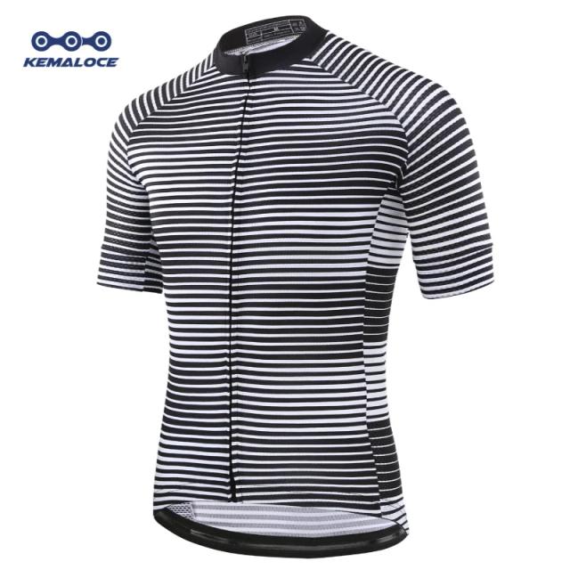 Camisa de Ciclismo Masculina KEMALOCE - Secagem Rápida, Anti-UV, Conforto no Verão, Tamanhos XS a 5XL