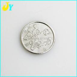 100 peças de tokens de moeda de jogo, estilo de fliperama 25*1.85mm, tokens de aço inoxidável para máquina de fliperama mame amusement gabinete - Image 2