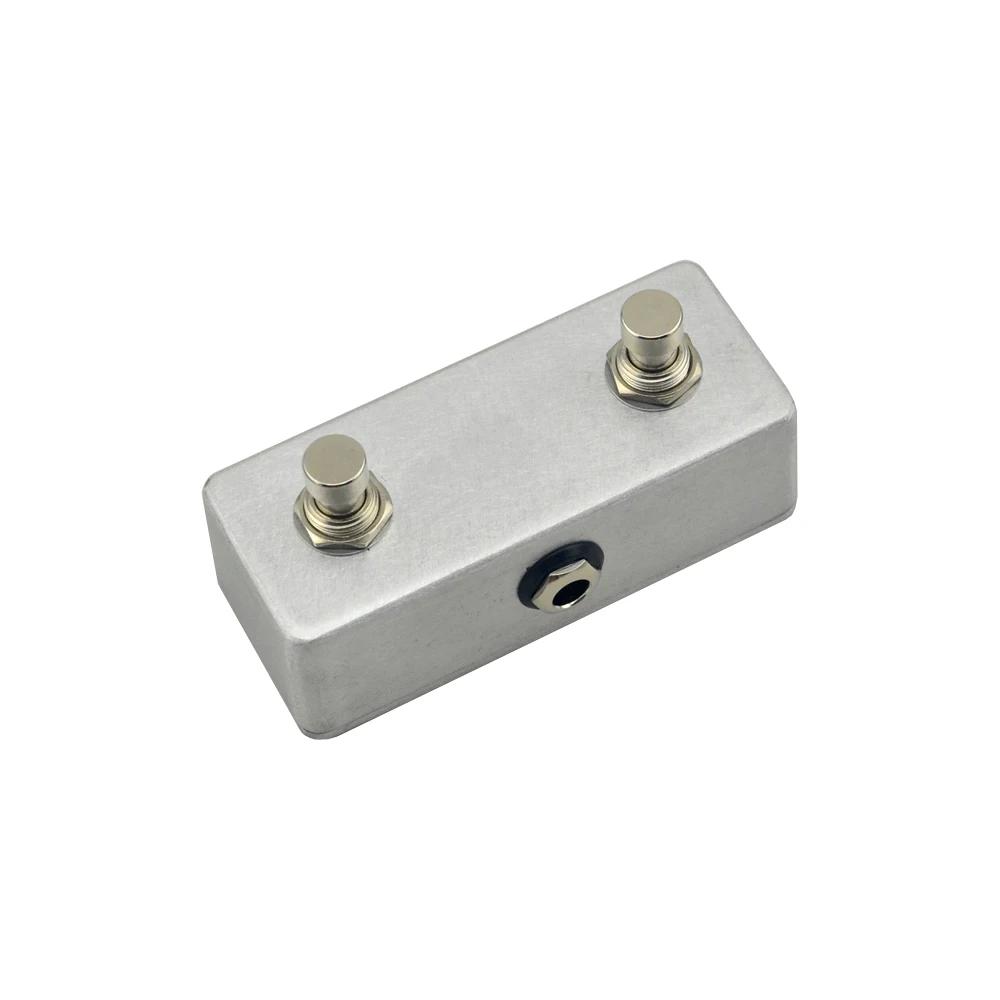Pedal duplo de 2 canais de guitarra, travamento ou momentâneo para peças de amplificador de guitarra - Image 1