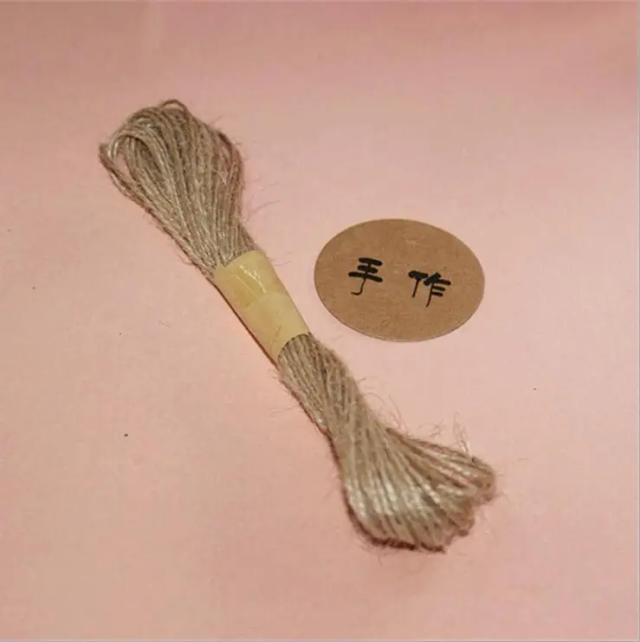 Cordão de Juta de 10m: Corda de Serapilheira de Fibra Natural para Decoração, Artesanato e Festas - Presente Artesanal e Acessórios DIY