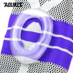 AOLIKES-Suporte Basquete Silicone Joelheira Acolchoada, Joelheiras, Suporte Brace, Menisco Protetor Patela, Segurança Esportiva, 1Pc - Image 6