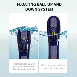 COPOZZ Profissional Snorkeling Máscara De Mergulho Subaquático Mergulho Completo Face Snorkel Máscara Anti Fog Goggles para Adultos Equipamentos De Natação - Image 4