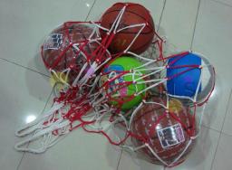 1 pçs ao ar livre sporting futebol net 10 bolas carry net saco esportes equipamentos portáteis bolas de futebol bola de vôlei saco líquido - Image 5