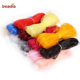 20 jardas/lote 3mm fita de organza para decoração de casamento arco artesanato webbing presente envoltório diy feito à mão material decorativo - Image 2