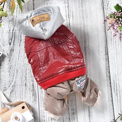 Macacão de Couro Brilhante de Luxo para Cães: Estilo e Conforto em Vestimenta para Inverno e Fantasia para Pequenos e Médios