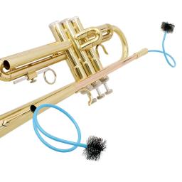 Trompete acessório manutenção kit de limpeza incluindo trompete suporte válvula escova flexível cobra escova mudo luvas - Image 4
