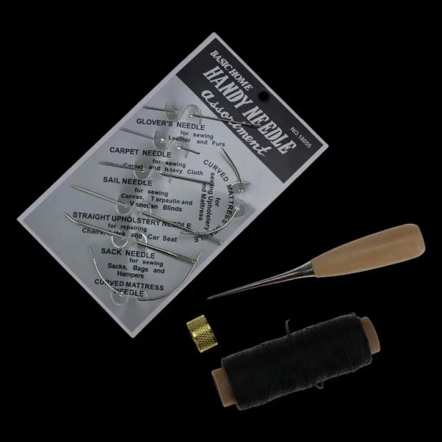 Kit Completo de Ferramentas de Couro para Craft Punch, Costura e Escultura