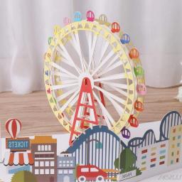 Decorações e convites 3d para aniversários com 38 estilos, bolo com roda de ferro, estrela, lua, gelo, castelo, cartões de visita, natal, envelopes, convite de aniversário - Image 2