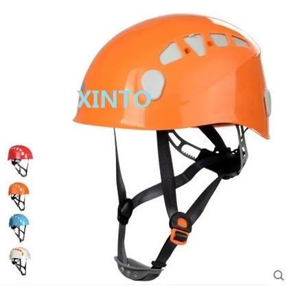 Chapéu de Escalada e Capacete de Segurança CE para Trabalhos em Altura com Corda e Arnês de Elevação