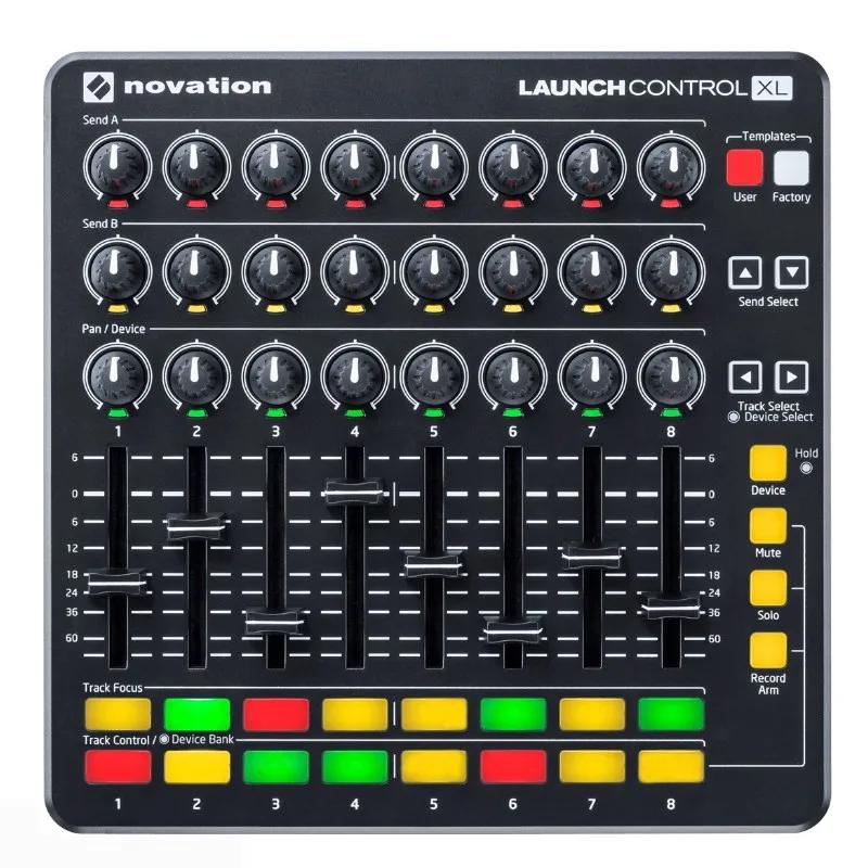 Xl-midi teclado controlador xl mk2 para o desempenho de palco, 16 multi cor botões misturador, oito teclas robustas - Image 1