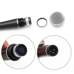 Samson r21s dinâmico cardióide microfone portátil com xlr a 1/4 "microfone cabo e microfone clipe - Image 4