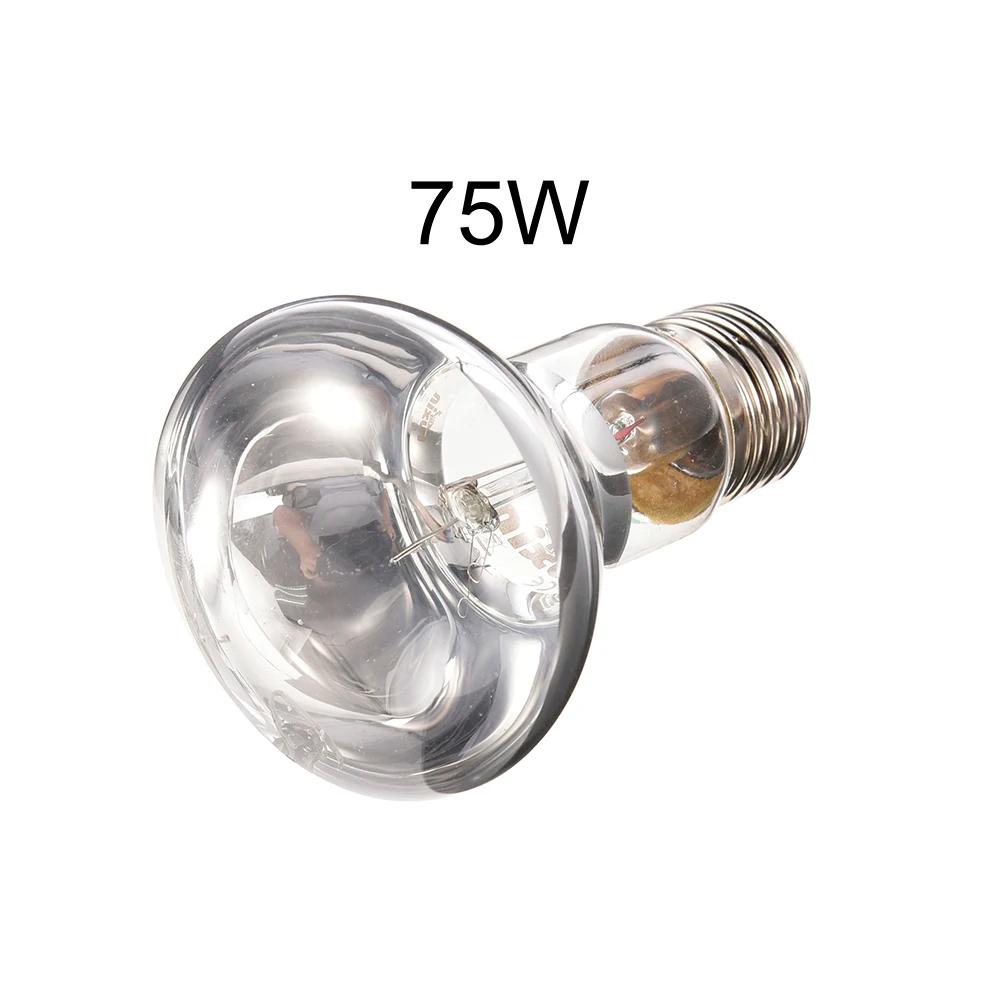 Lâmpada de aquecimento para répteis de animais de estimação, dia e noite, pássaro anfíbio, cobra, luz solar, 60w, 75w, 100w - Image 1