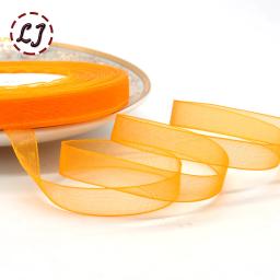 Marca de alta qualidade 10mm/15mm/20mm/25mm/40mm organza fita guarnição para casamento artesanato arco presente festa decoração embrulho riband diy - Image 3