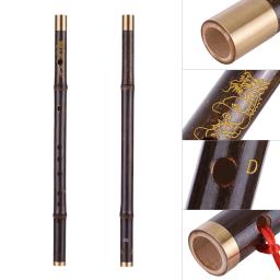 Profissional de bambu preto dizi flauta tradicional artesanal chinês instrumento musical woodwind chave de c/d/e/f/g nível estudo - Image 5