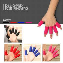 10 Pcs Nylon Elástico Luvas de Dedo Das Mulheres Dos Homens de Basquete Segurança Esportes Thumb Brace Protector Para Badminton Vôlei de Fitness - Image 4