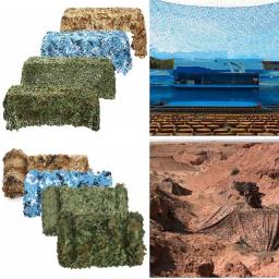 2x3m floresta camo rede de camuflagem acampamento caça militar abrigo toldo toldo portátil caça cego - Image 1
