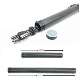 Tiro com arco e flecha telescópica pe titular seta rack de caça saco com ajustável volta strapused como imagem tubo arquivo cilindro - Image 4