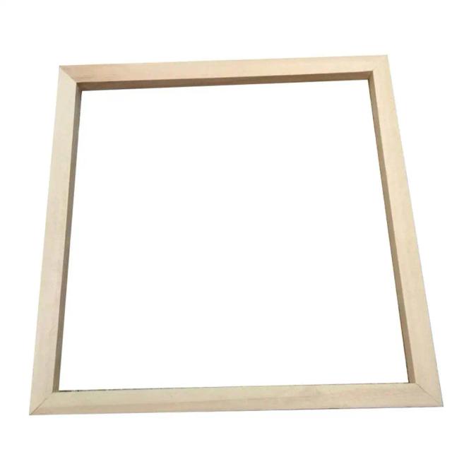 Moldura de Madeira Sólida para Arte de Parede: Conjunto de 4 Suportes para Pinturas em Óleo e DIY com Diamante