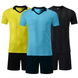 Profissional Futebol Árbitro Jerseys, Árbitro Shirt Sets, Multi-color, V-neck, Futebol Juiz Uniformes, opcional - Image 1