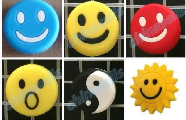 Conjunto com 5 Amortecedores de Raquete de Tênis para Reduzir Vibrações - Proteja Seu Jogo!