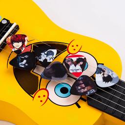 Soach 10 peças 3 tipos de palhetas de guitarra, novas palhetas japonesas para baixo, fotos de anime de alta qualidade, impressão, acessórios para guitarra - Image 2