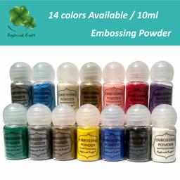 10ml pó de gravação de tinta metálica para enfeites de scrapbooking - Image 1