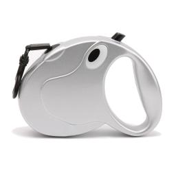 Novidade produto para animais de estimação alta qualidade coleira de cães cordas retráteis coleira dourada e prateada arnês para cão coleira extensível automática - Image 5