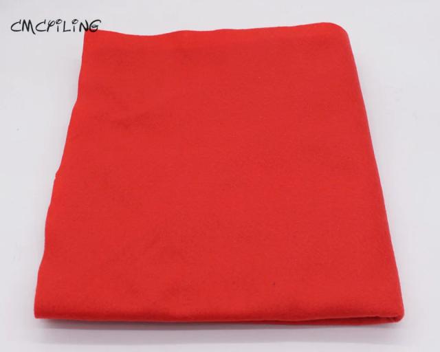 Feltro Macio Vermelho e Verde para Artesanato, Álbum de Recortes e Decoração de Brinquedos